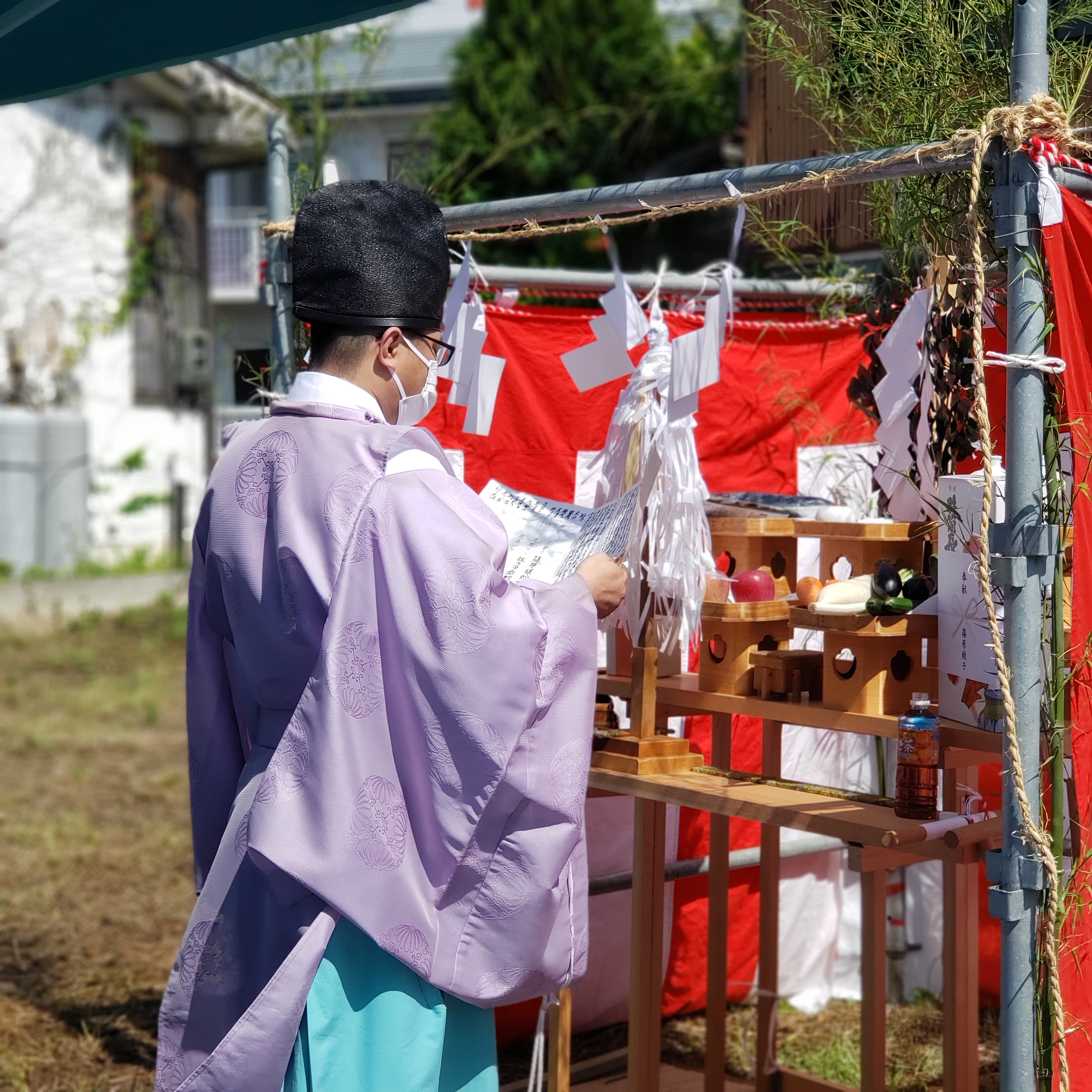 佐久市S様邸　地鎮祭を執り行いました