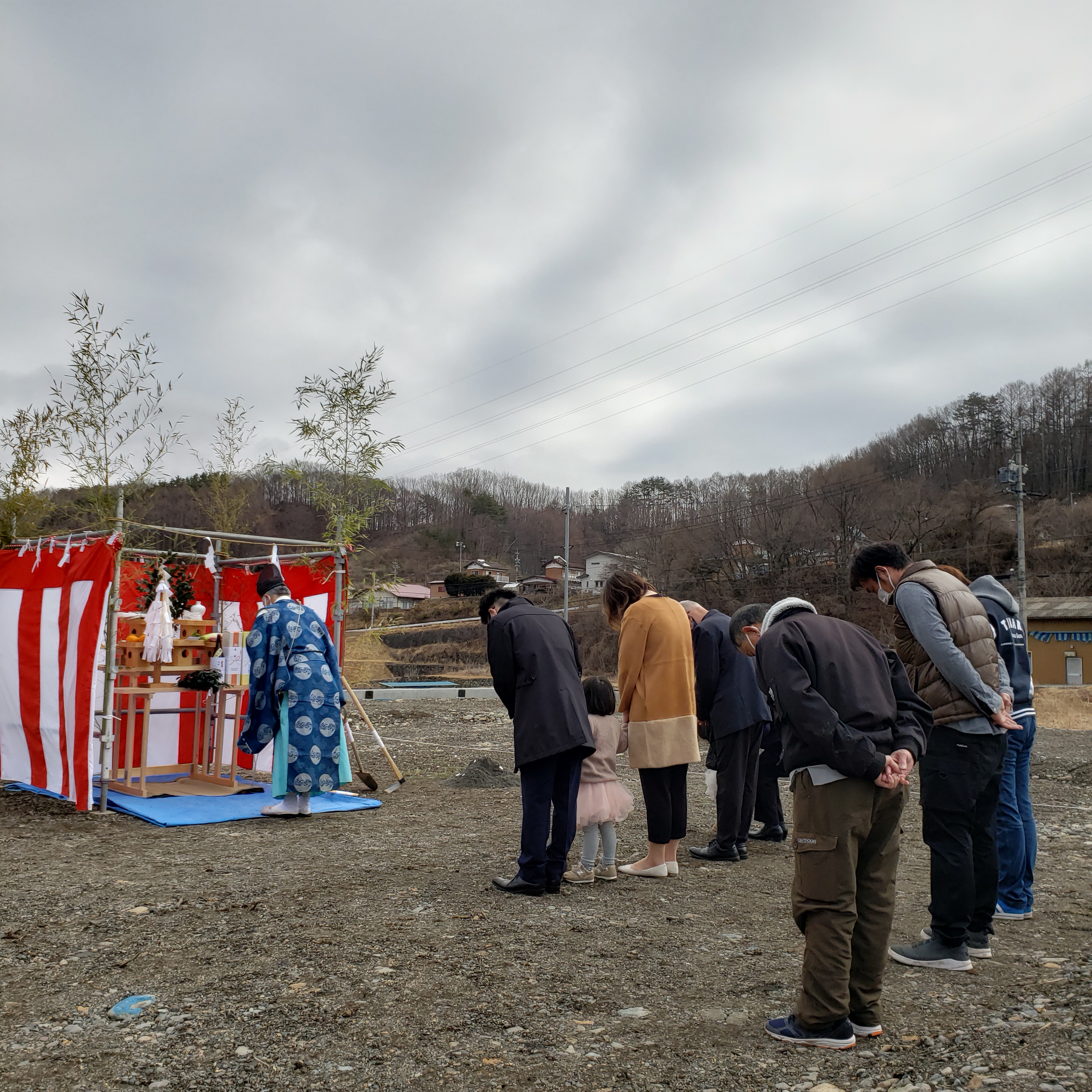 南佐久郡小海町Ｉ様邸　地鎮祭を執り行いました