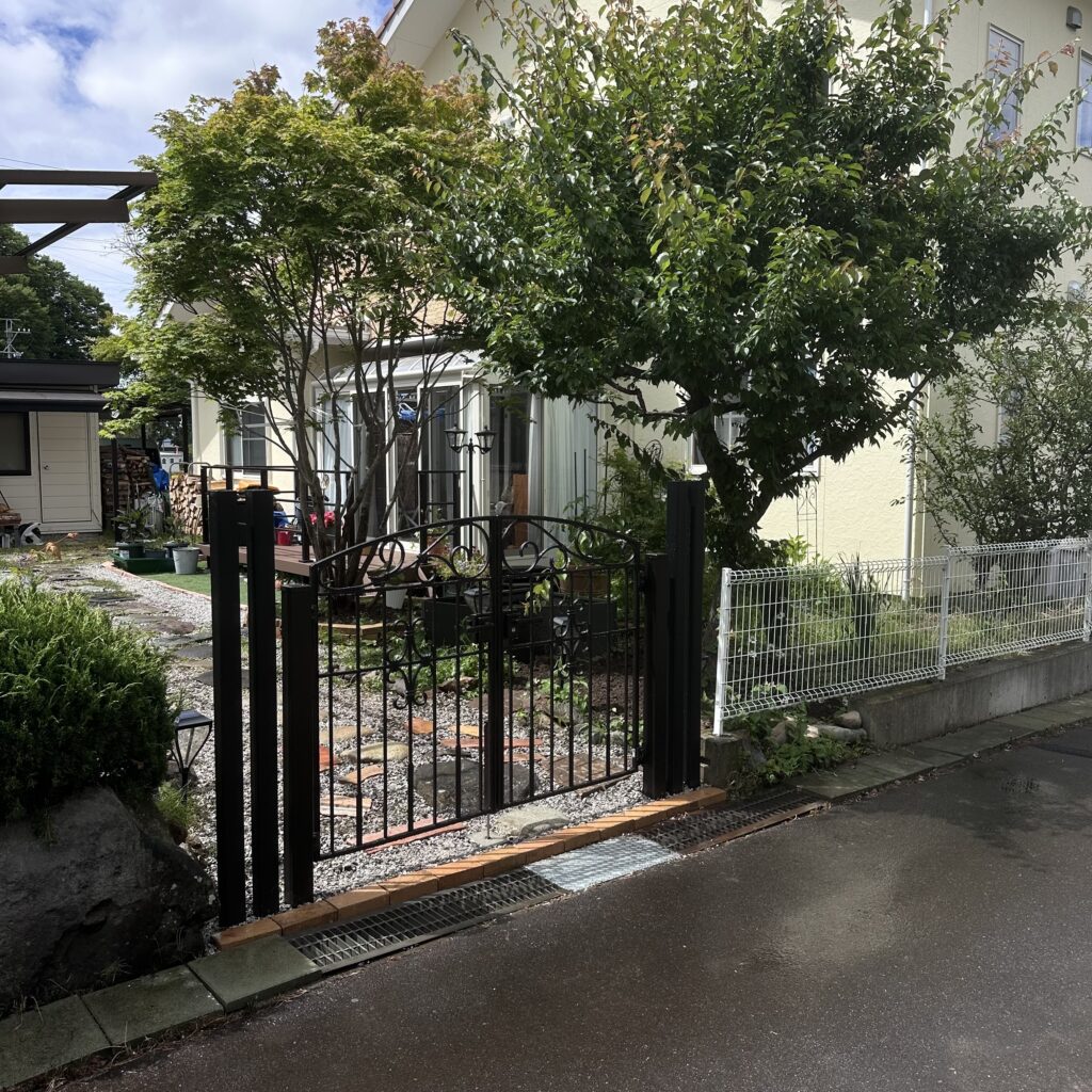 門扉設置工事のご依頼をいただきました